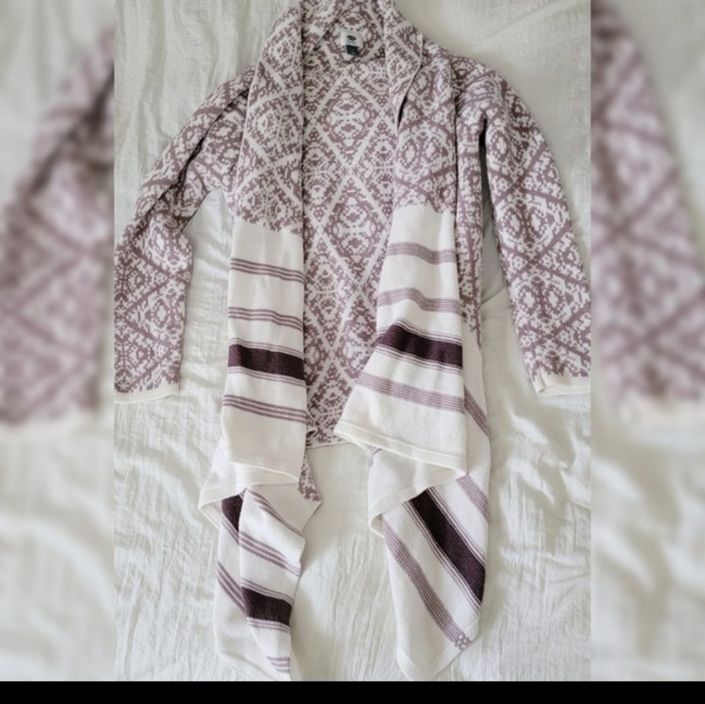 Old Navy Chunky Knit Hi-Lo Cardigan (M)